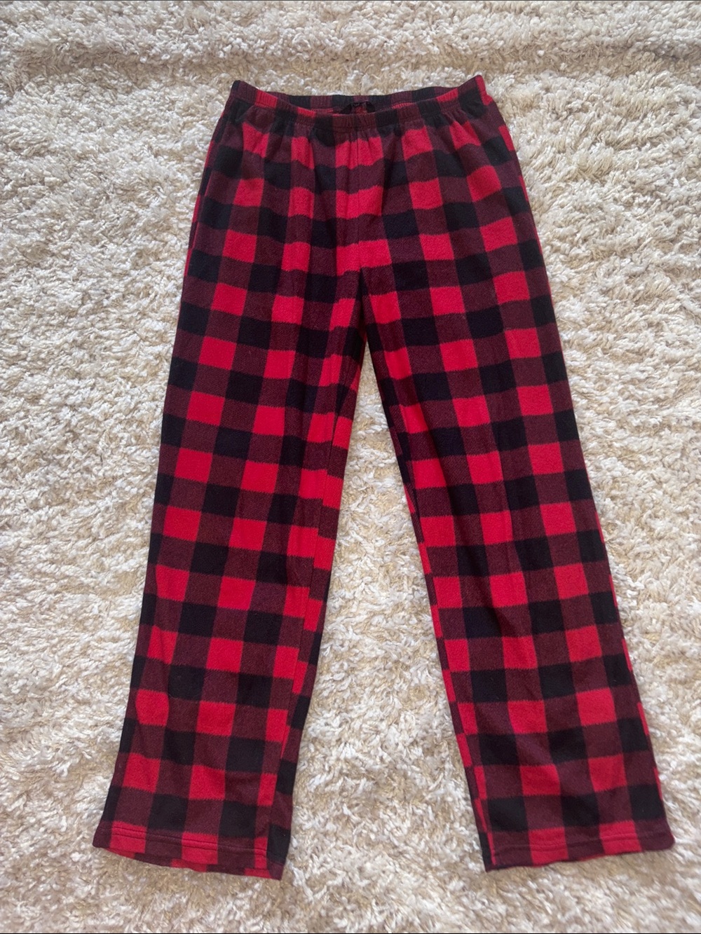 Women’s Red and Black Plaid Pajama Pants